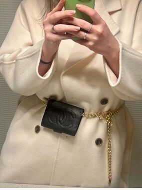 Chanel Caviar Mini Bag with Belt Chain